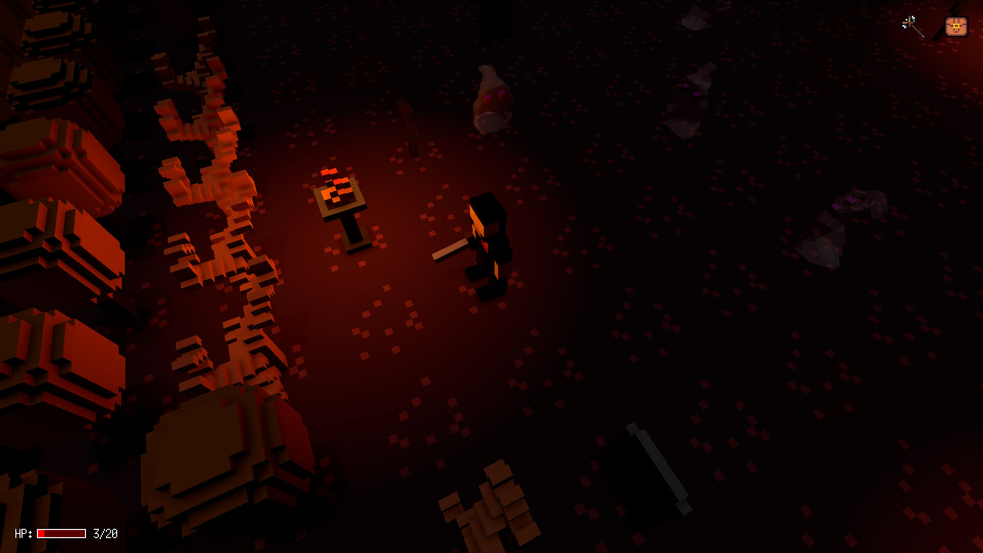 Spooky Halloween in the Voxel World