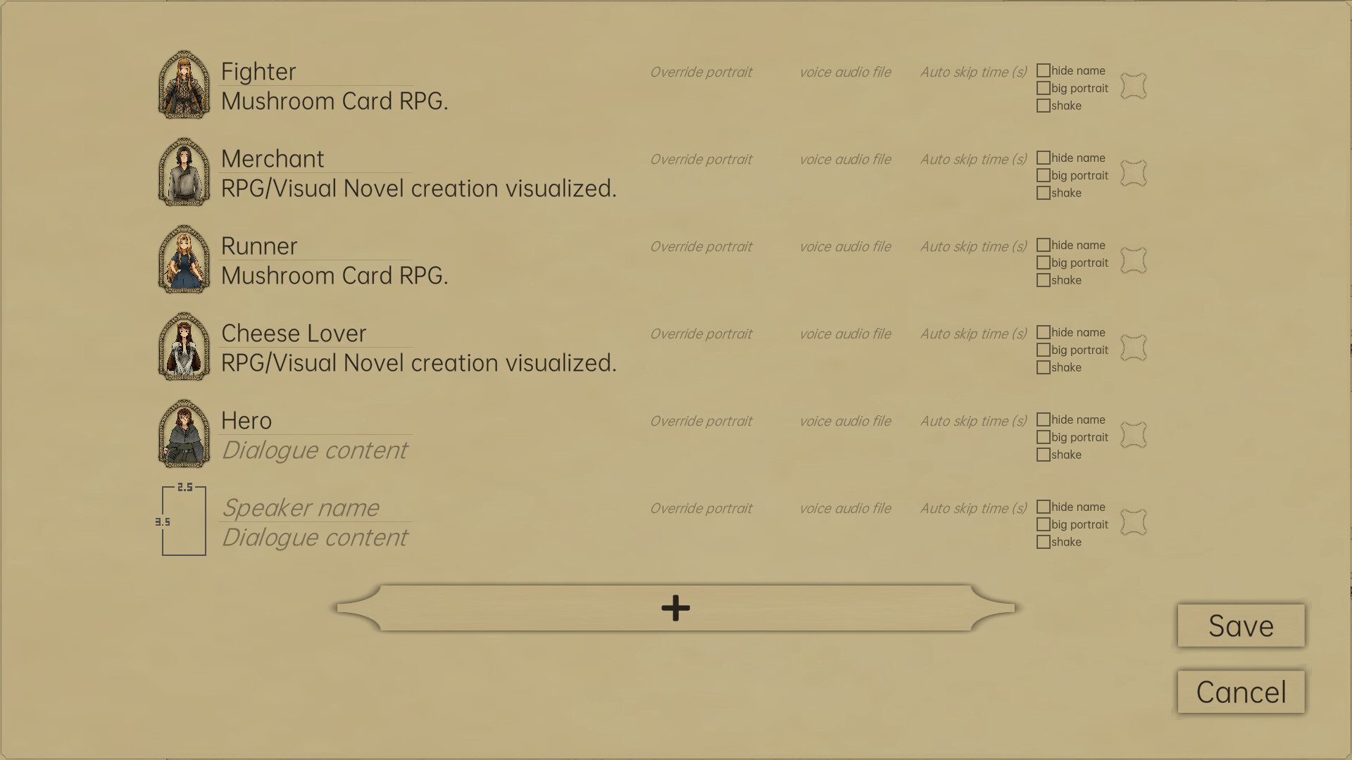 Mushroom Card RPG