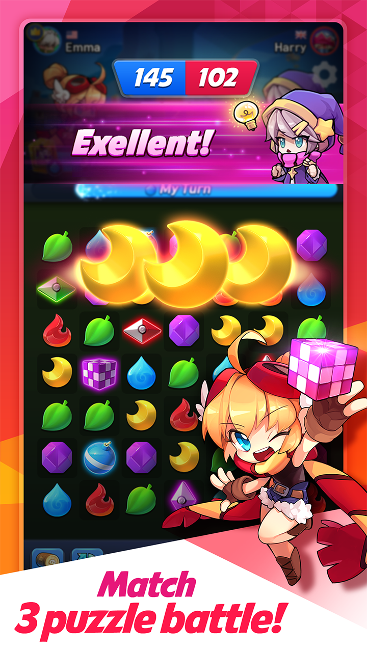 Wind Runner: Puzzle Match