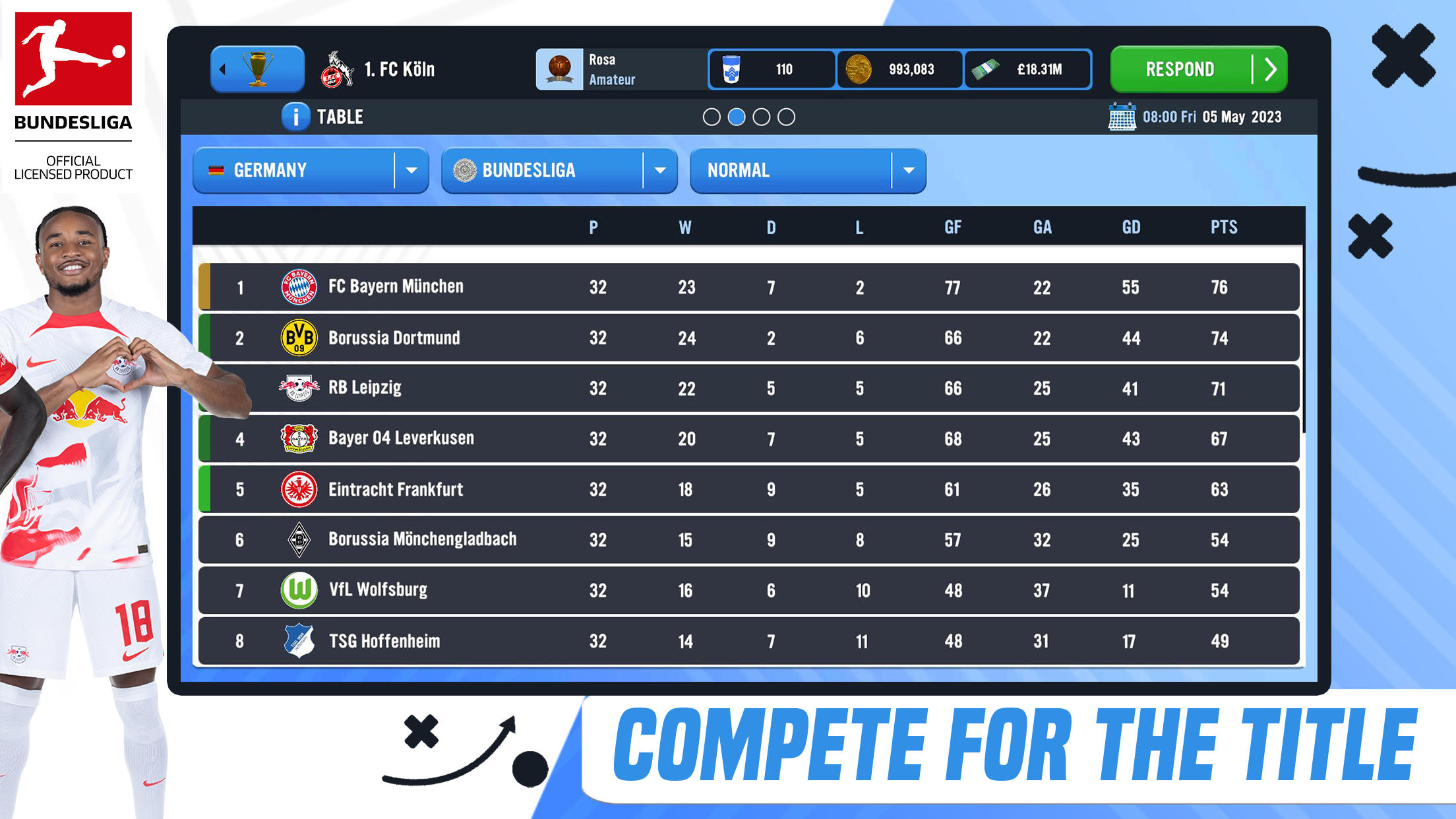 Soccer Manager 2023: Football