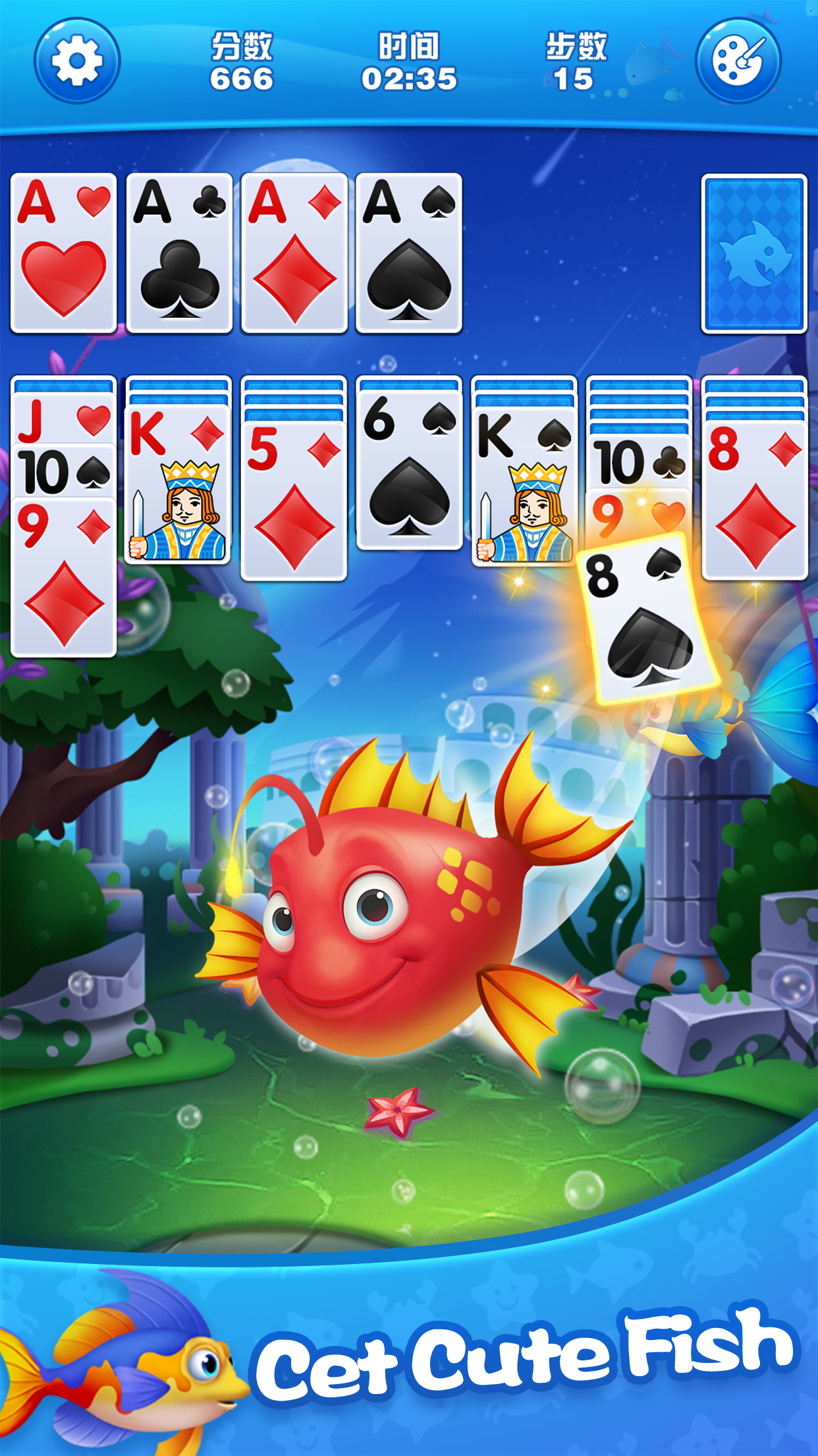 Solitaire Fish Klondike