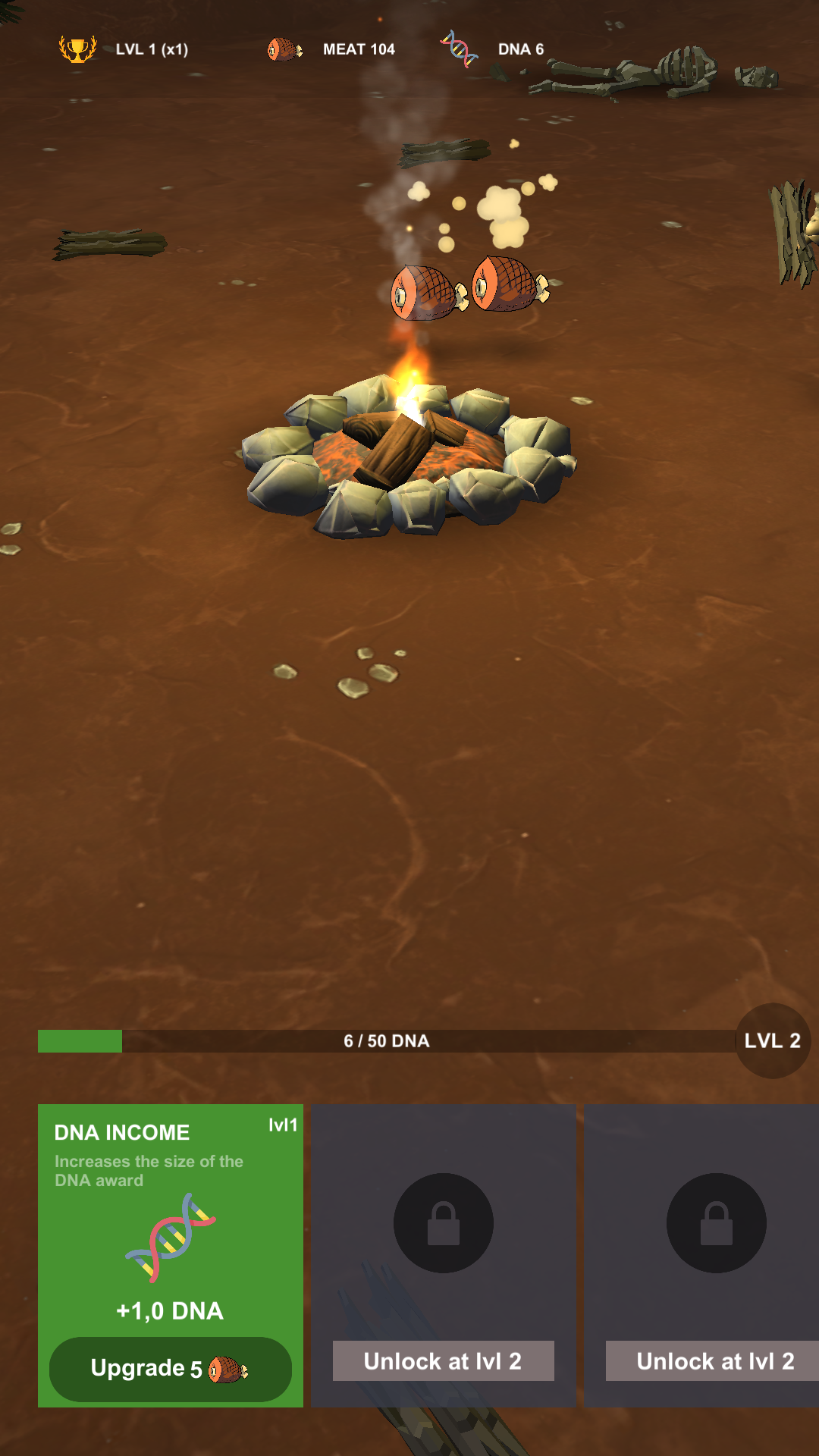 Idle Human Evolution