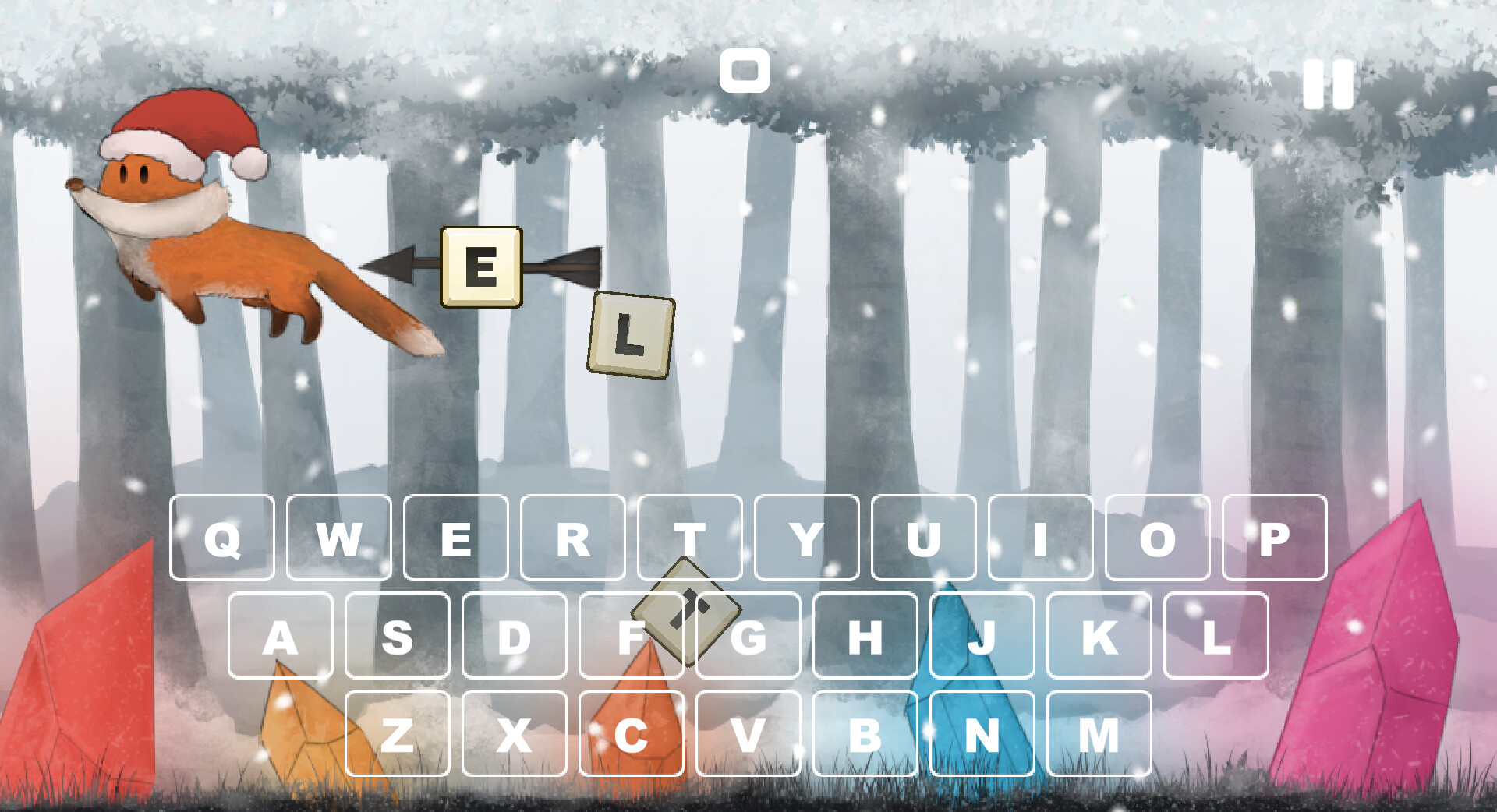 Red Fox and the Four Seasons: Typing Game