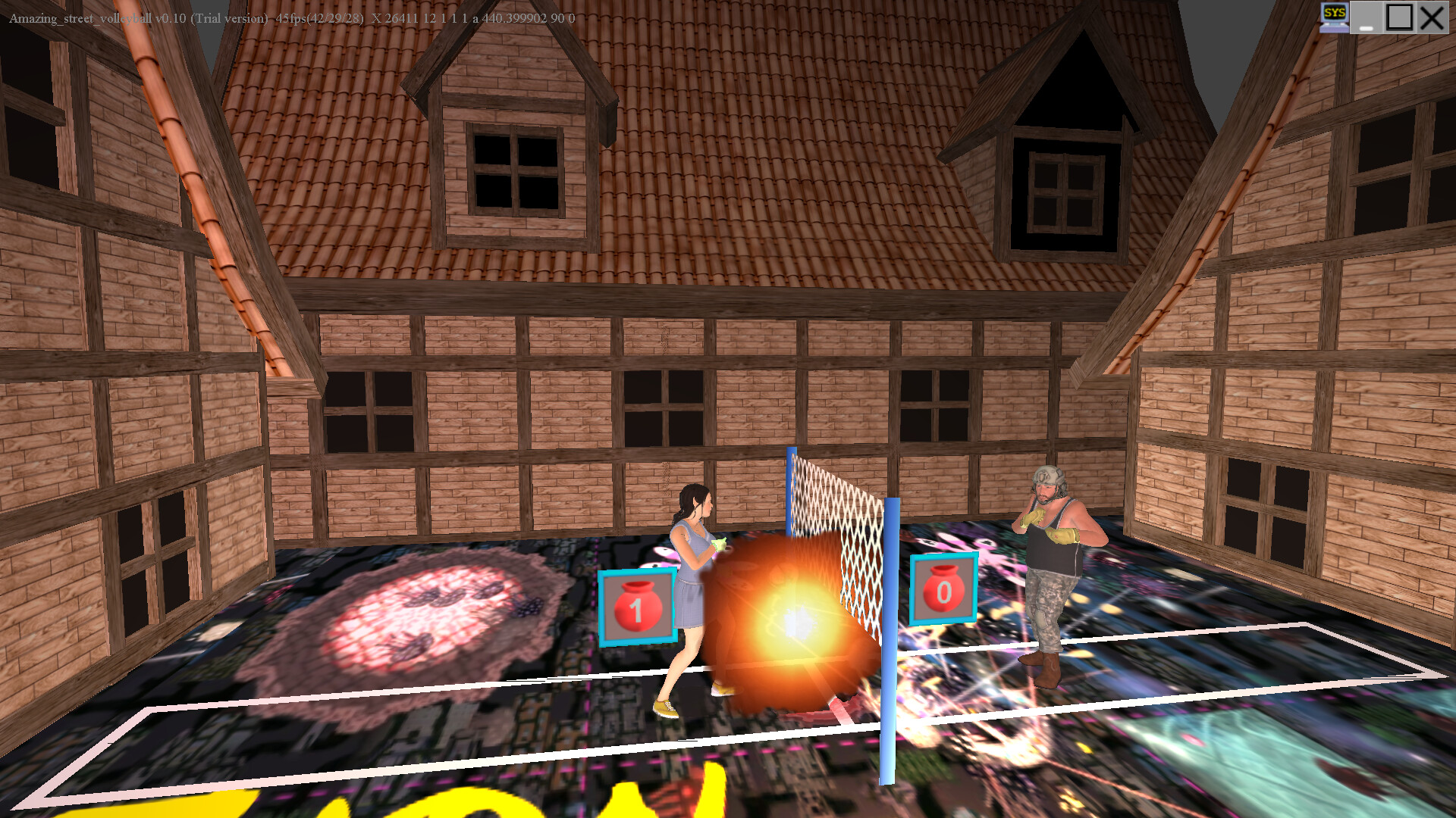 Street volleyball: Invitation