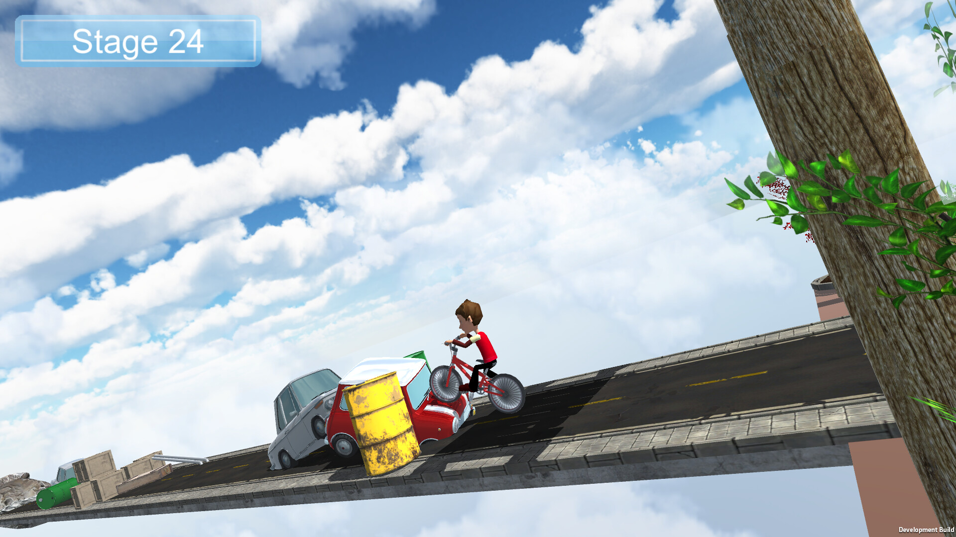 Cross the Log Bridge