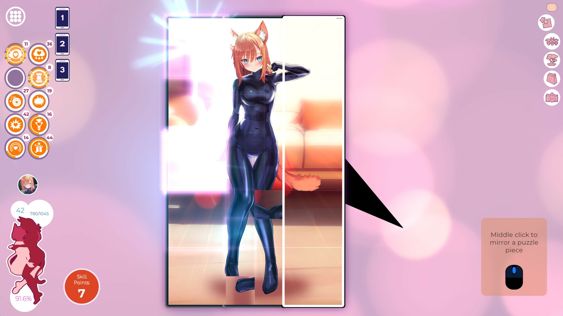 Mosaique Neko Waifus 5