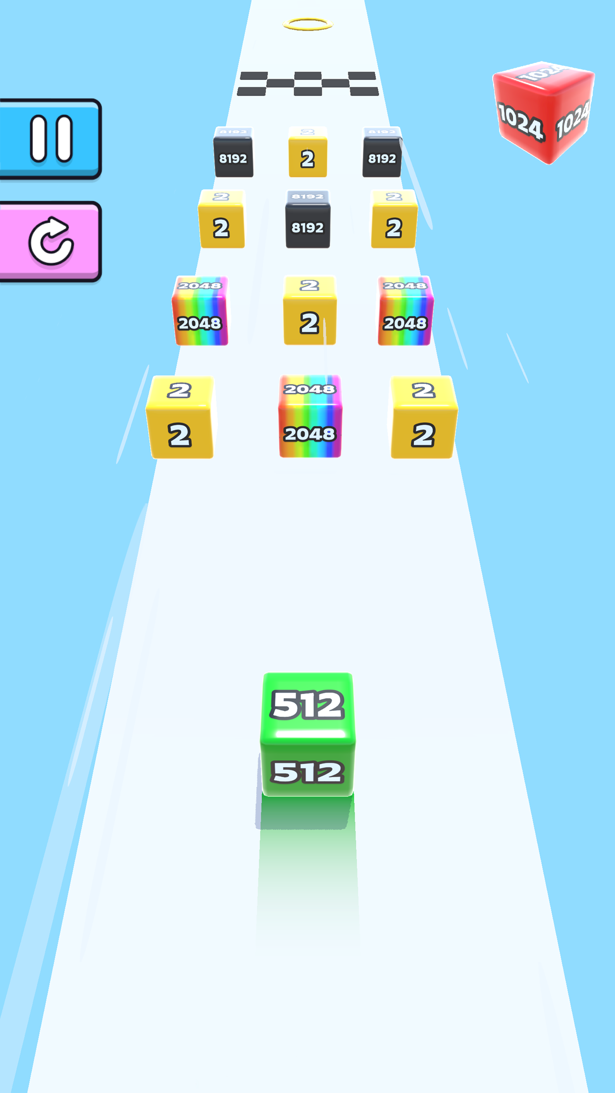 Jelly Run 2048
