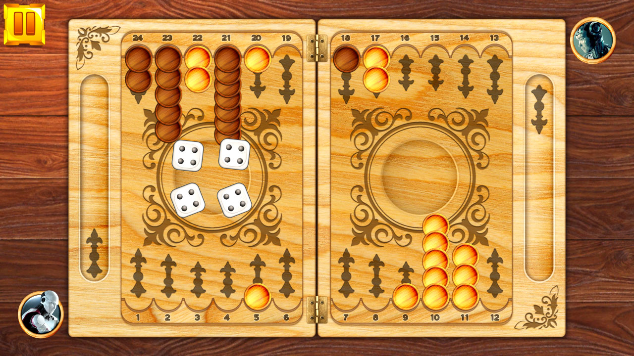 Backgammon: Board Game Puzzle