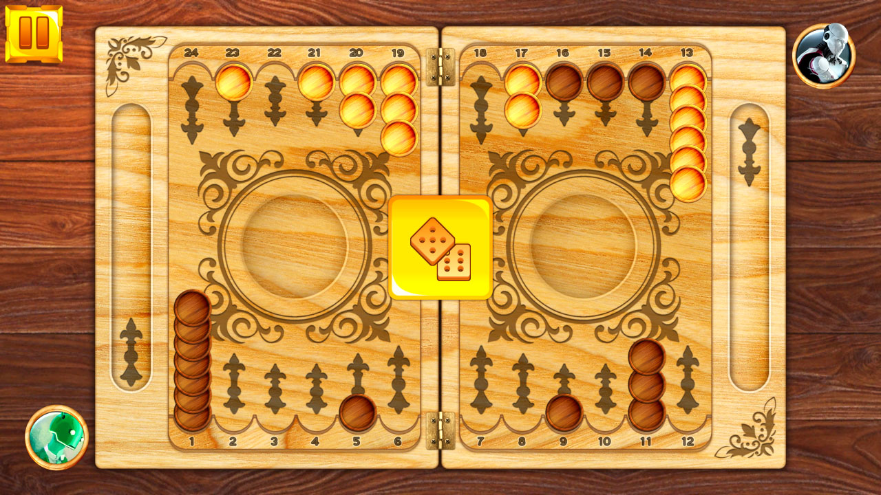 Backgammon: Board Game Puzzle