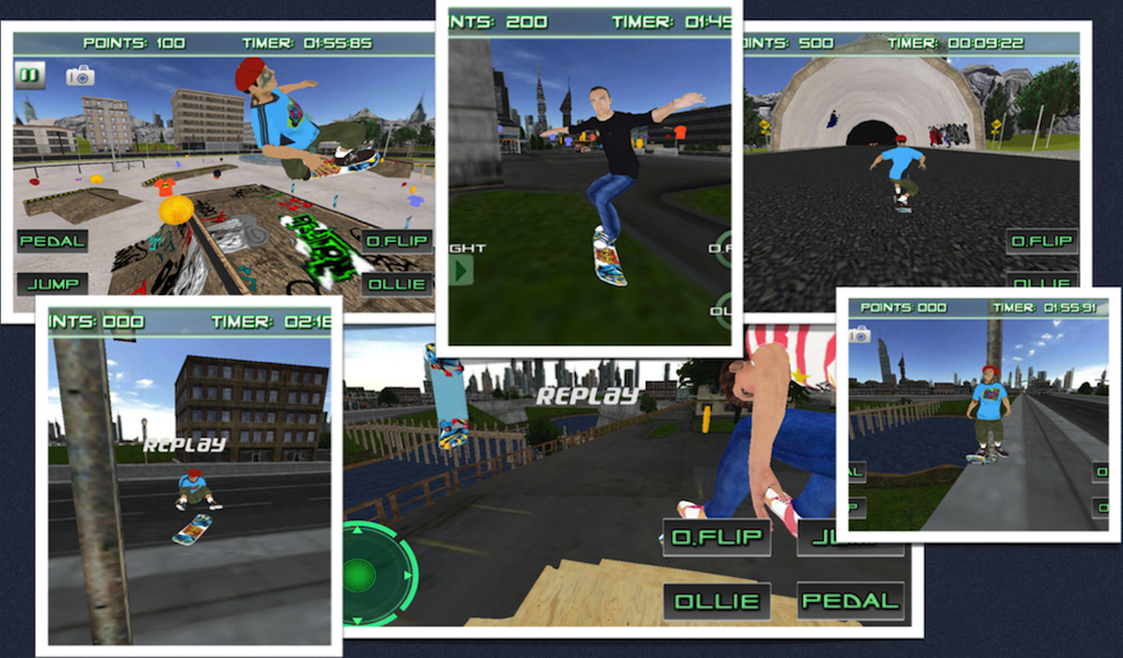 Skateboard 3D – Skater Die Hard Skate Boarding Game