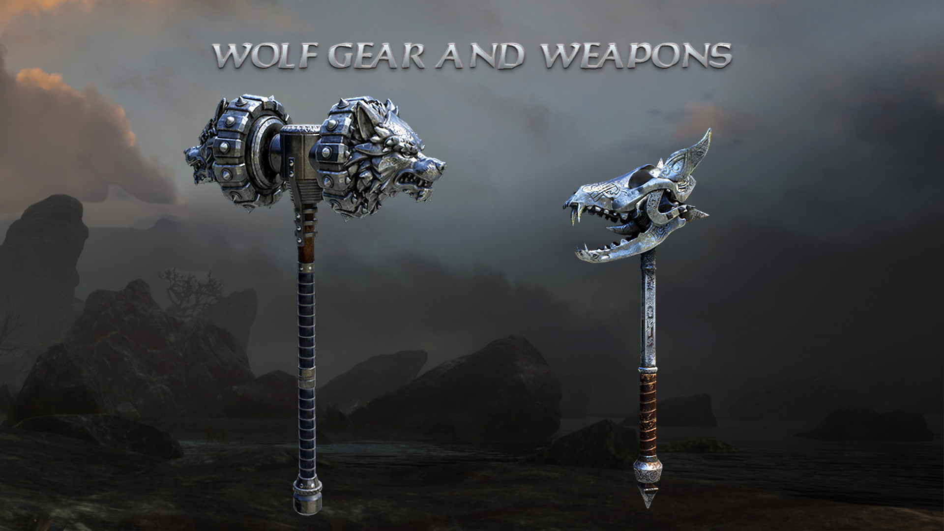 Rune II: Wolf Armor + Weapon Set