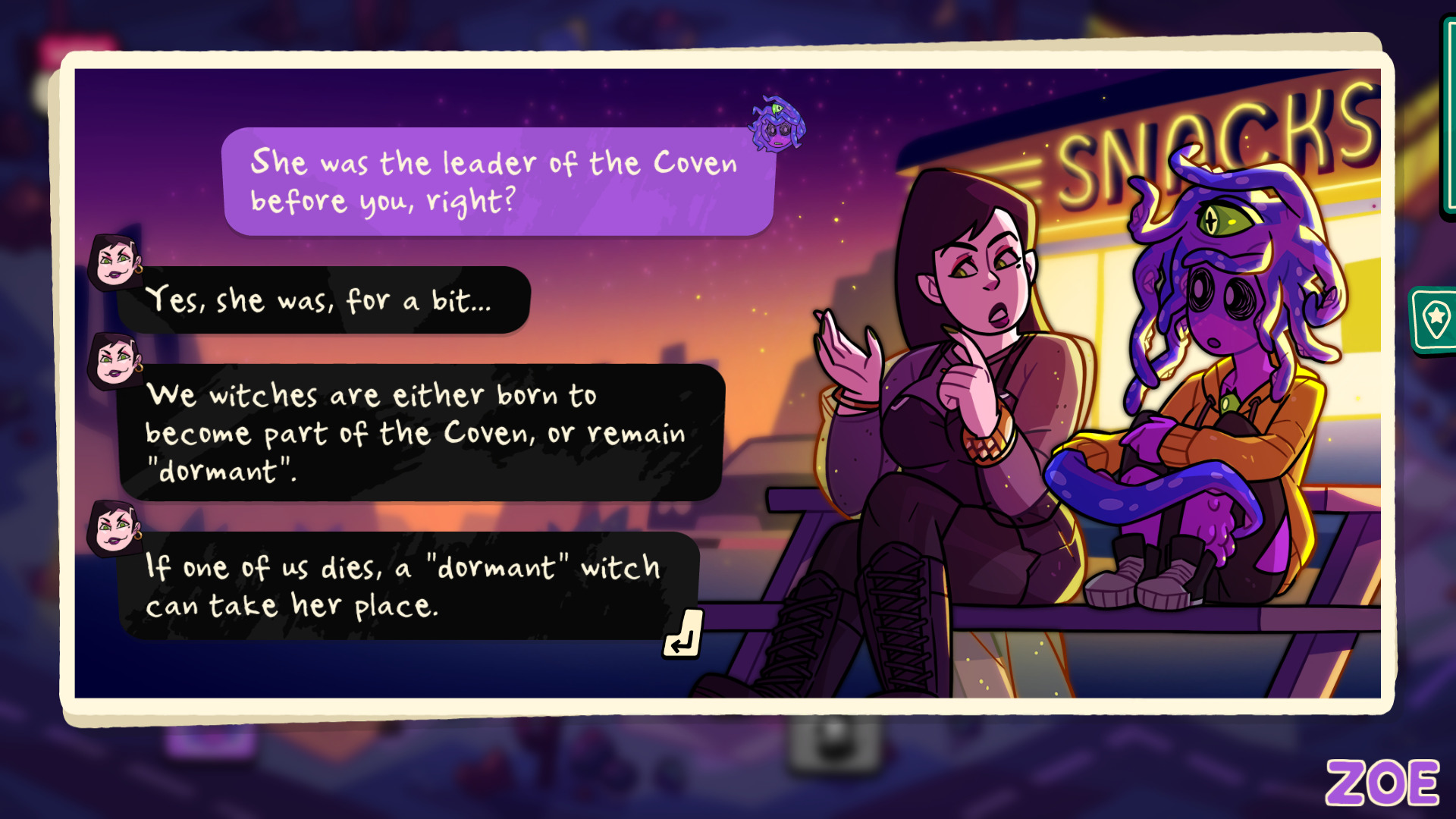 Monster Prom 3: Monster Roadtrip – Playable Character Zoe