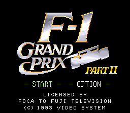 F-1 Grand Prix Part II