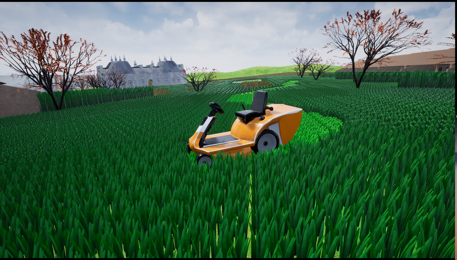 Relaxing Lawnmower Simulator