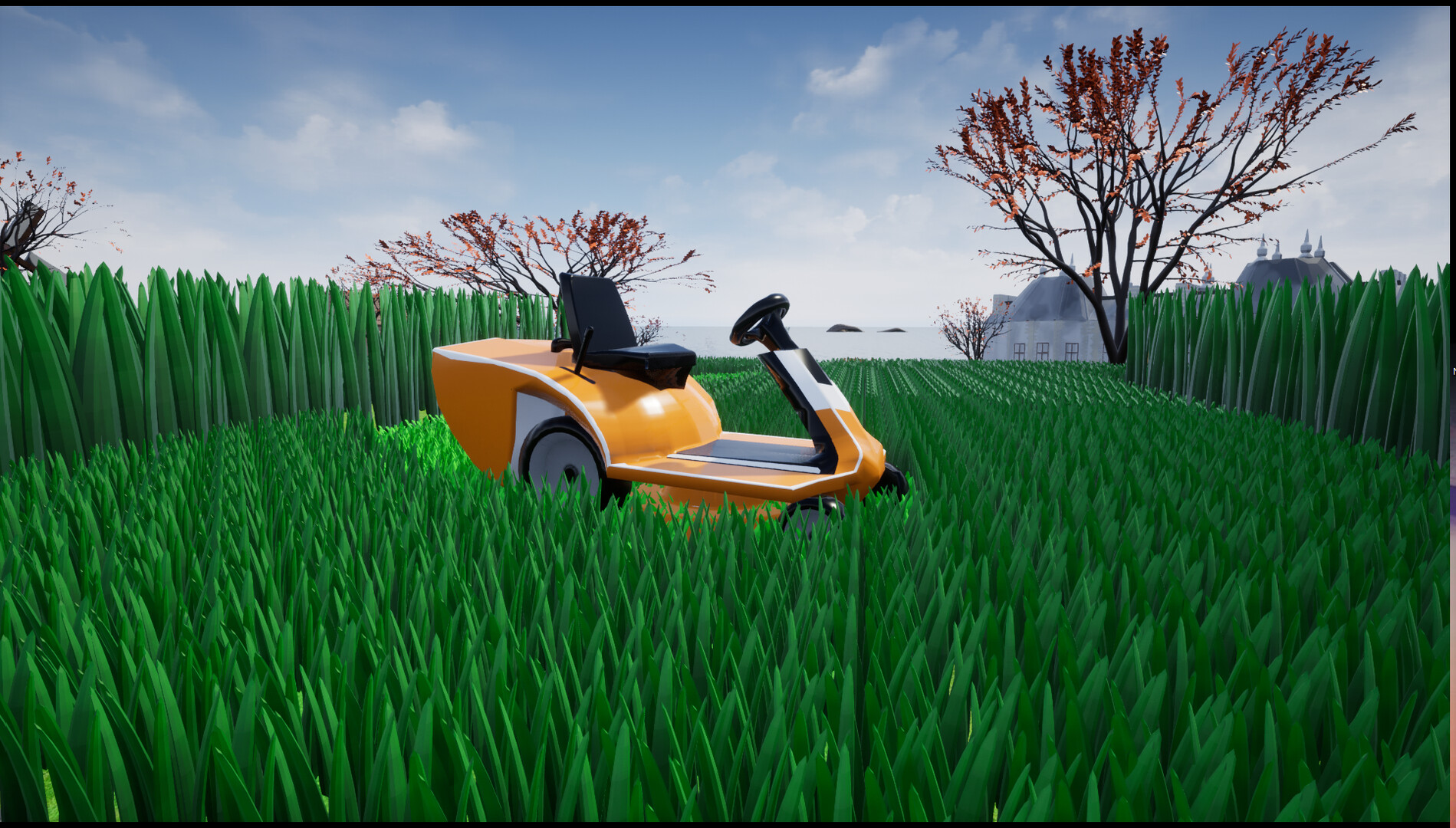 Relaxing Lawnmower Simulator