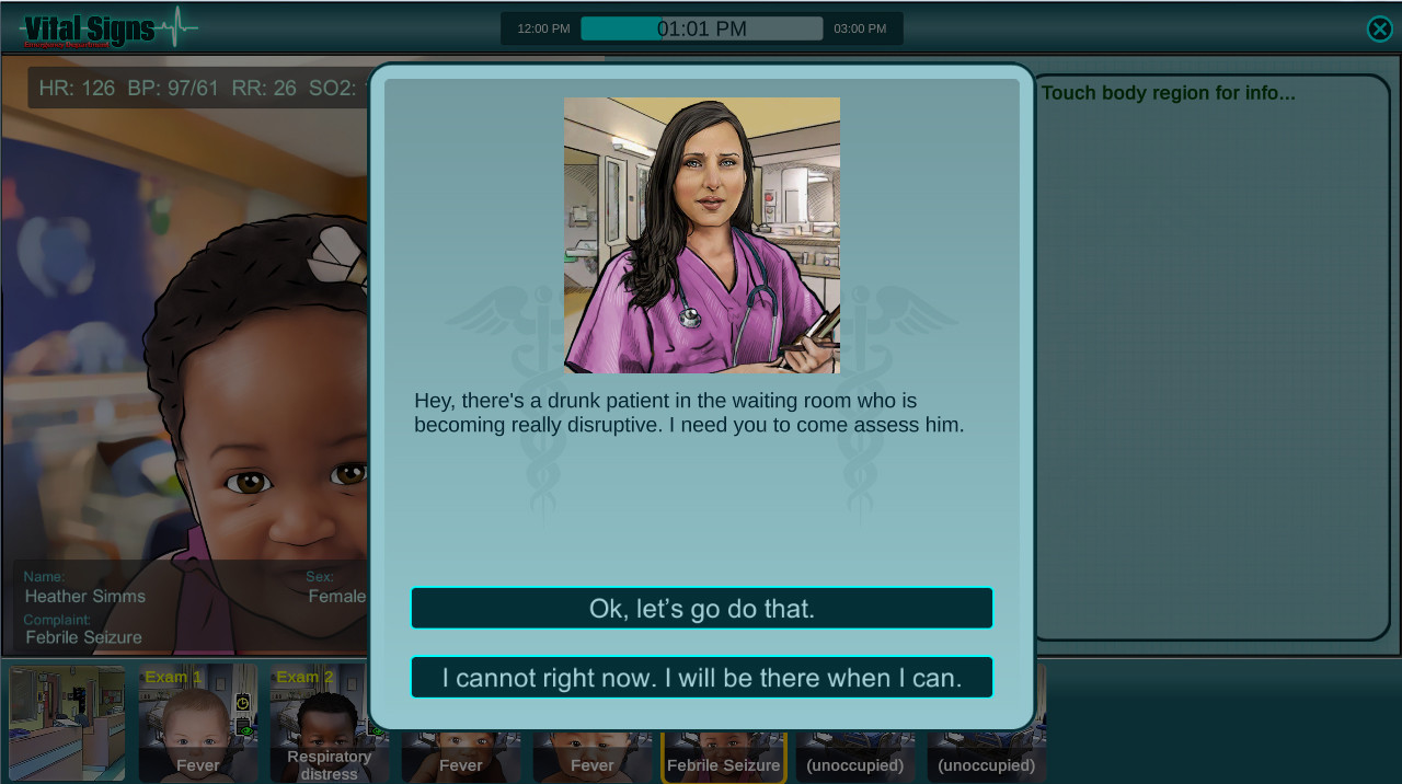 Vital Signs: Emergency Department – Pediatric Infant Cases Package