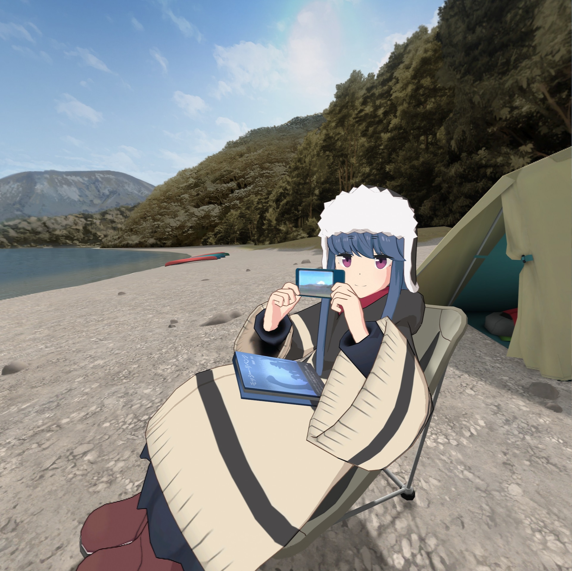 Laid-Back Camp: Virtual – Lake Motosu
