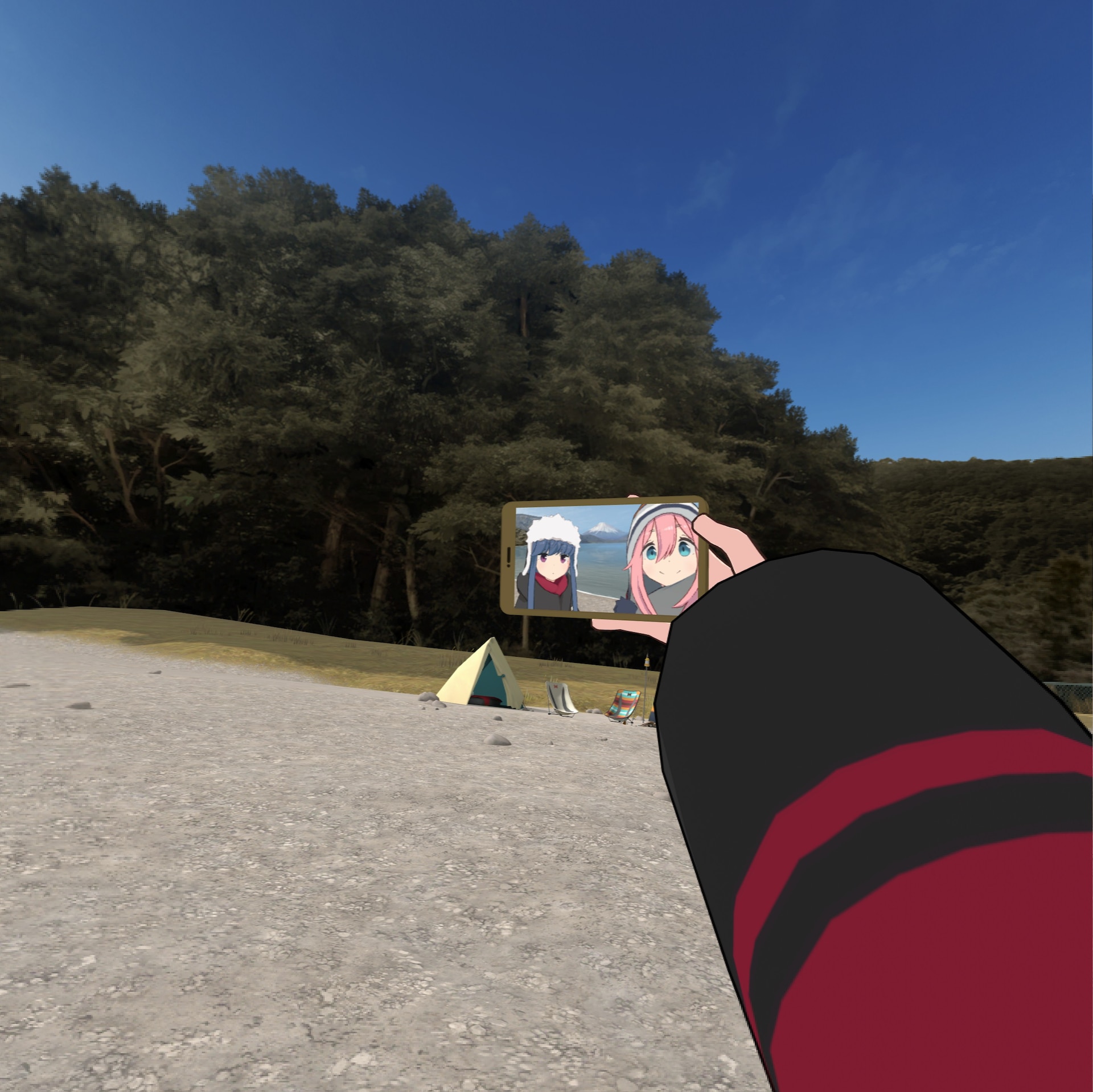 Laid-Back Camp: Virtual – Lake Motosu