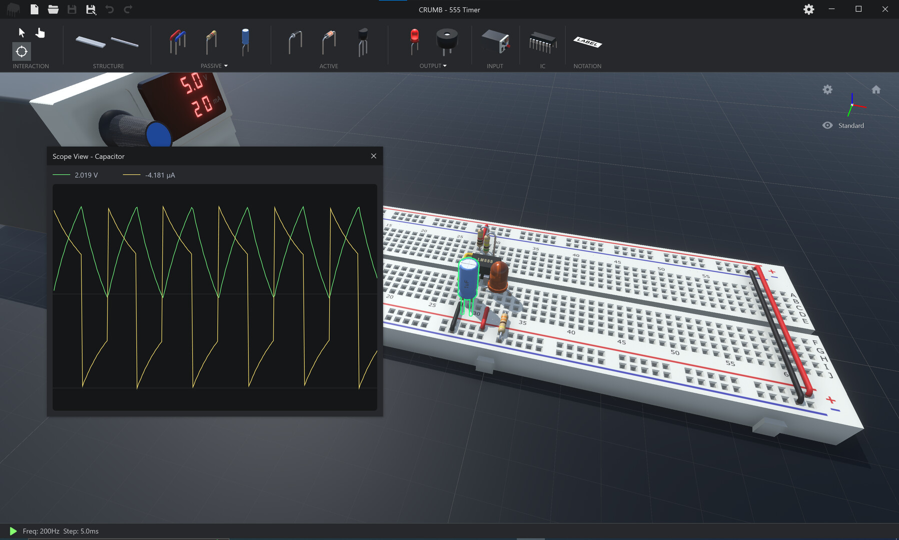 Crumb Circuit Simulator