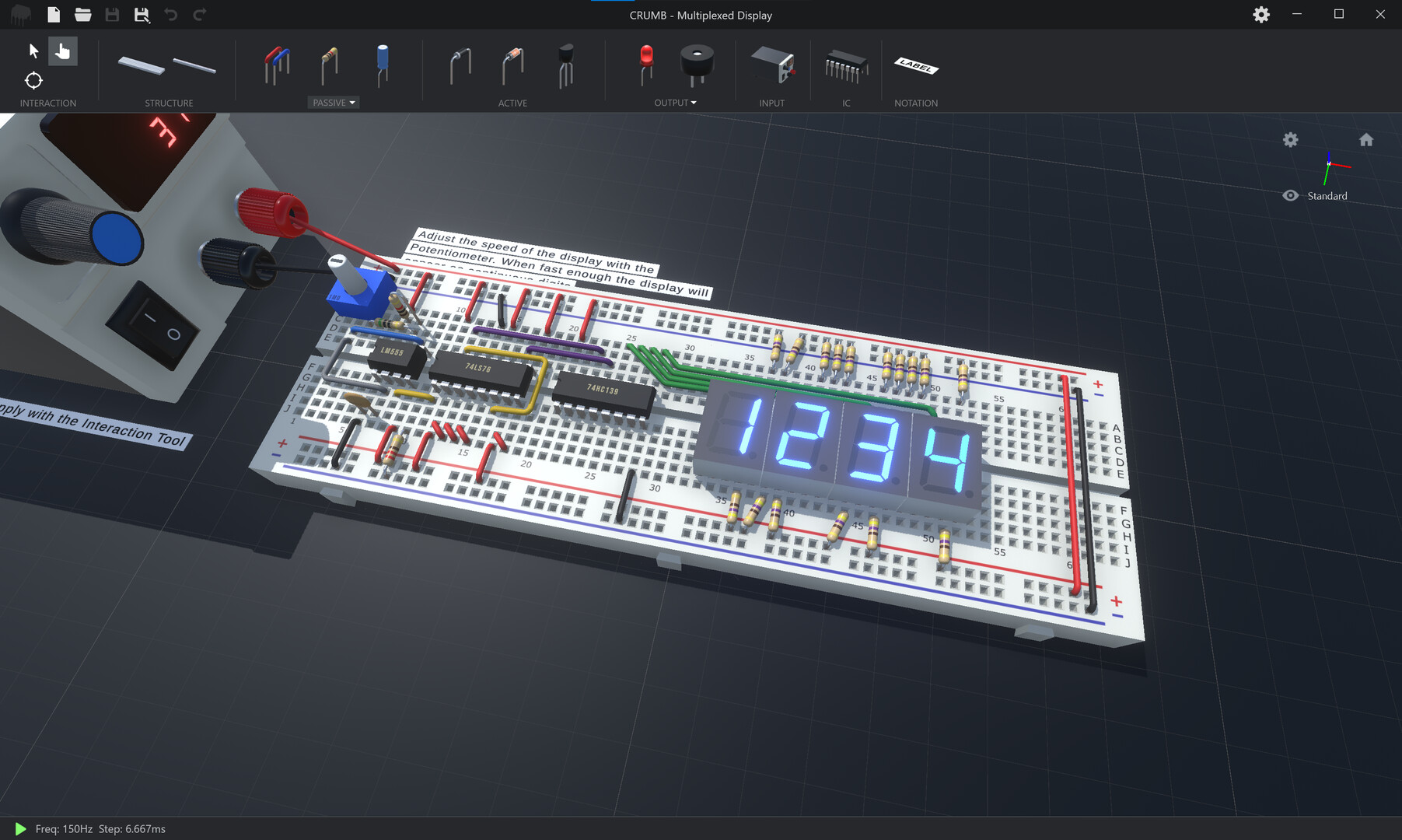 Crumb Circuit Simulator