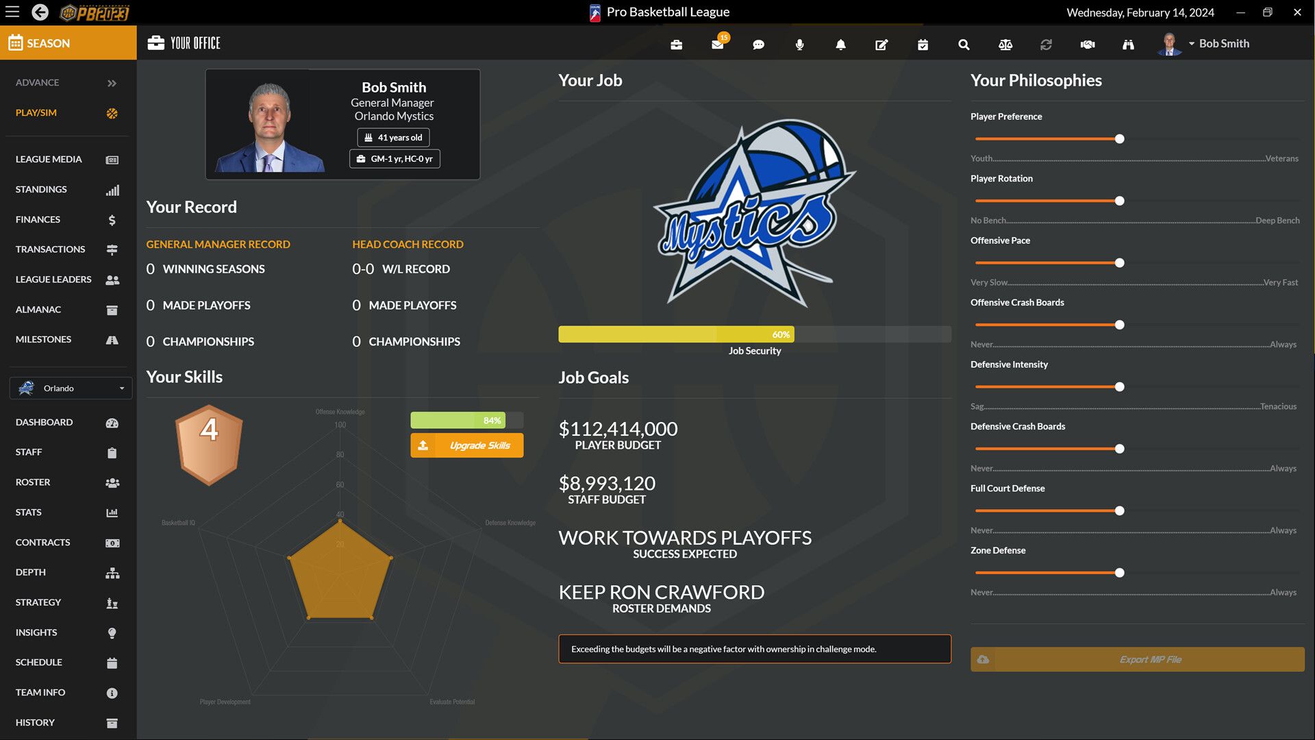 Draft Day Sports: Pro Basketball 2023