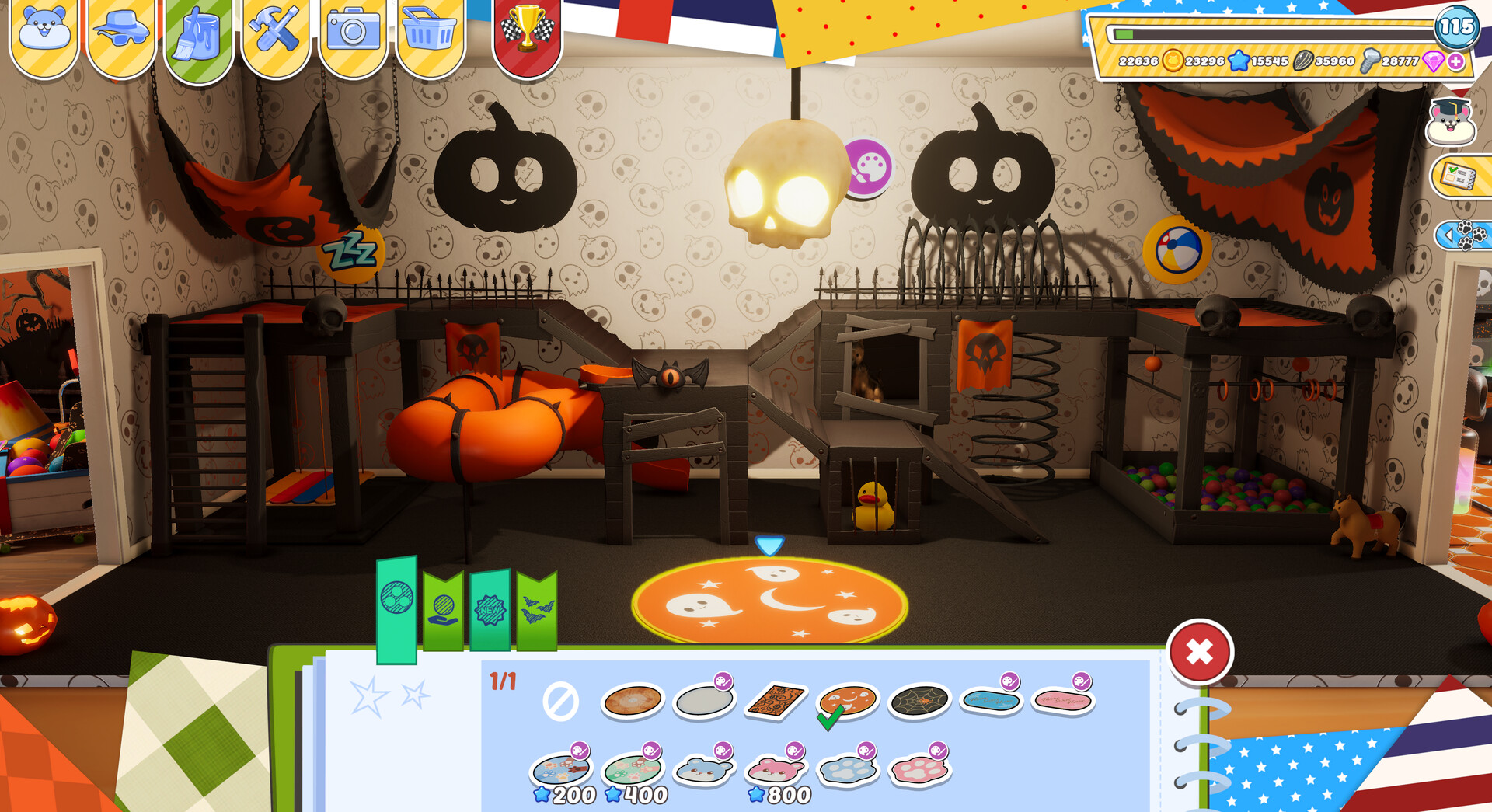 Hamster Playground: Spooky Hamster House
