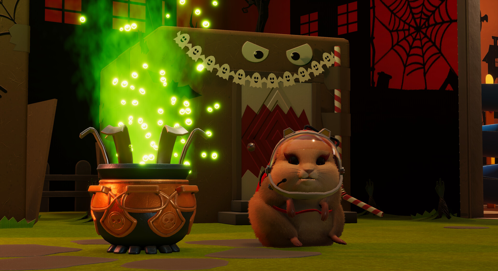 Hamster Playground: Spooky Hamster House