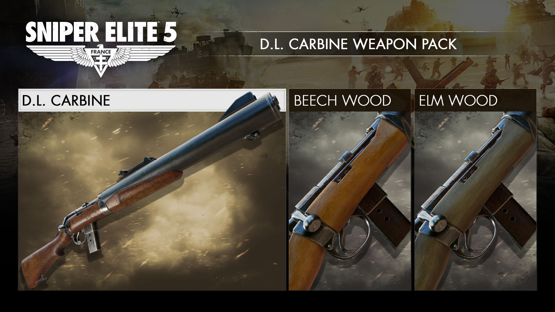 Sniper Elite 5: Landing Force Mission and Weapon Pack