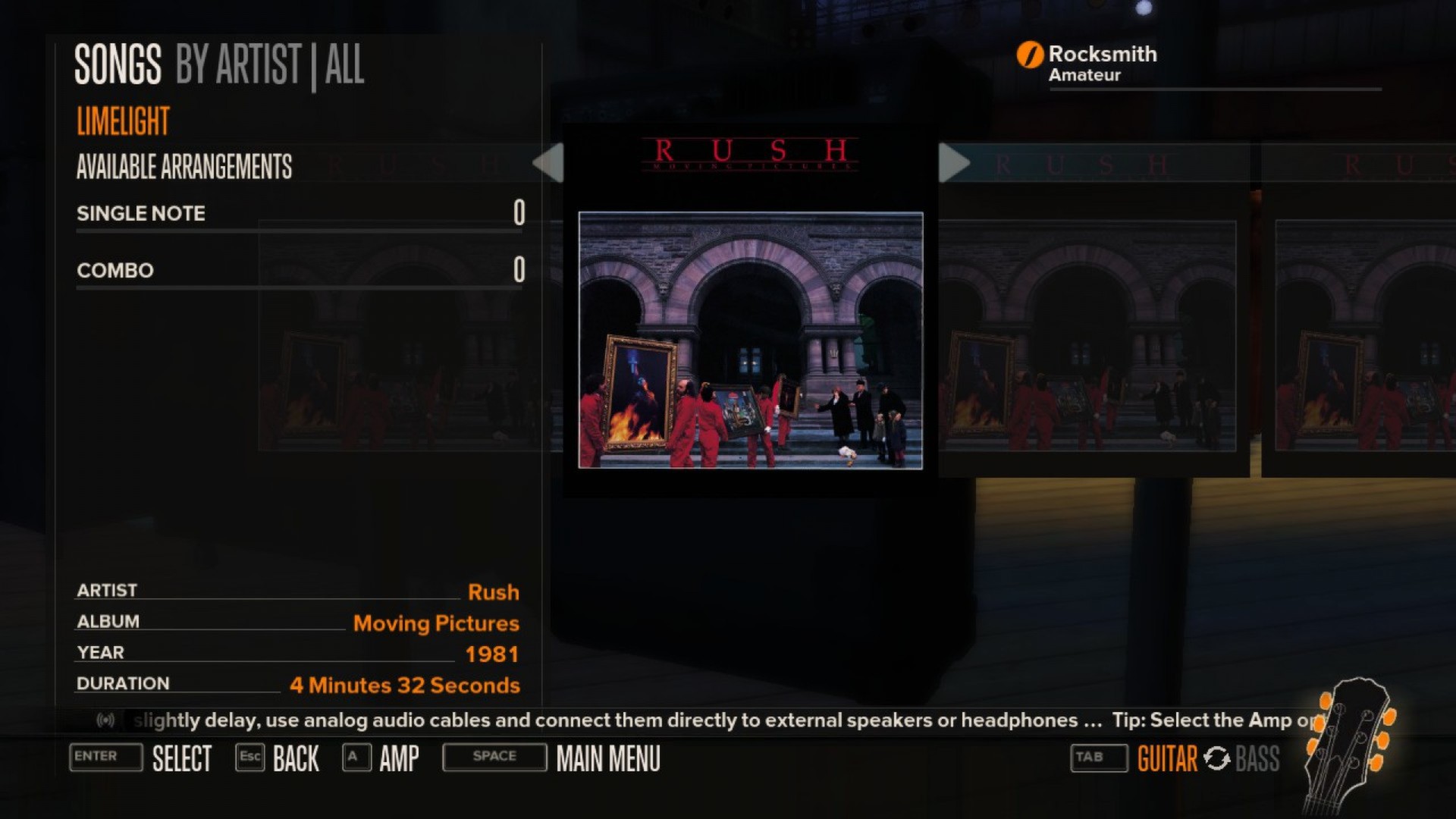 Rocksmith: Rush 5-Song Pack