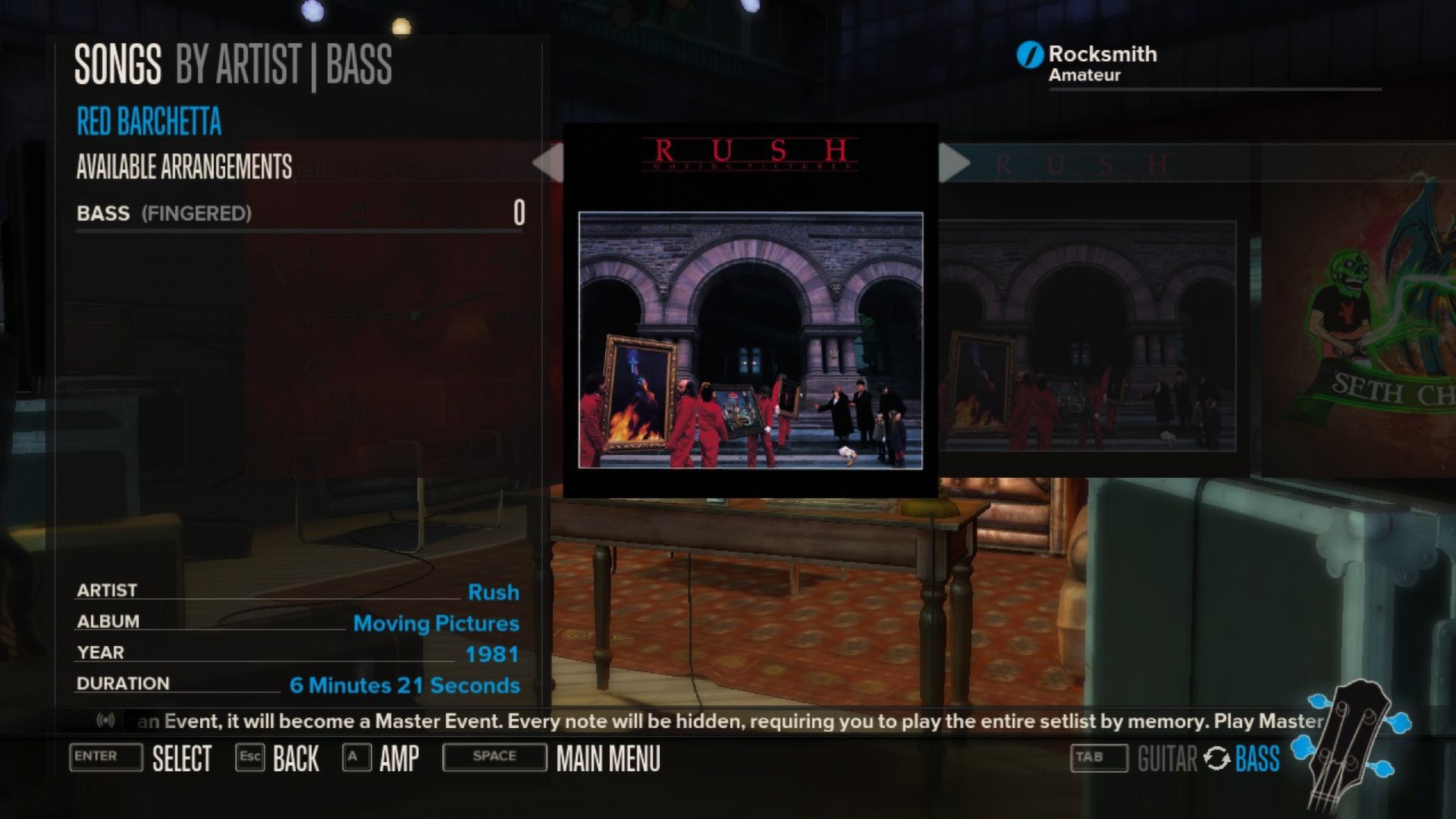 Rocksmith: Rush 5-Song Pack