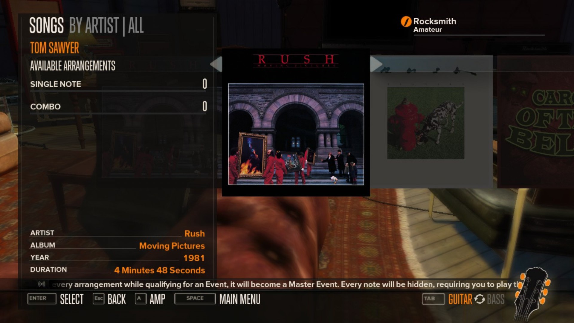Rocksmith: Rush 5-Song Pack