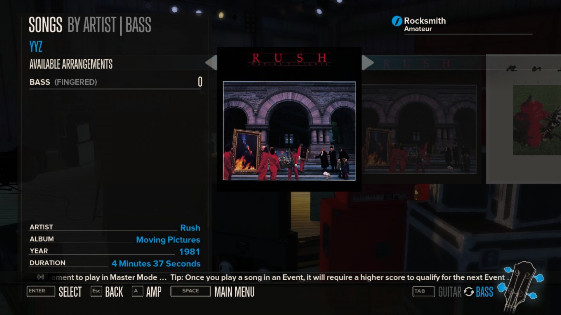 Rocksmith: Rush 5-Song Pack