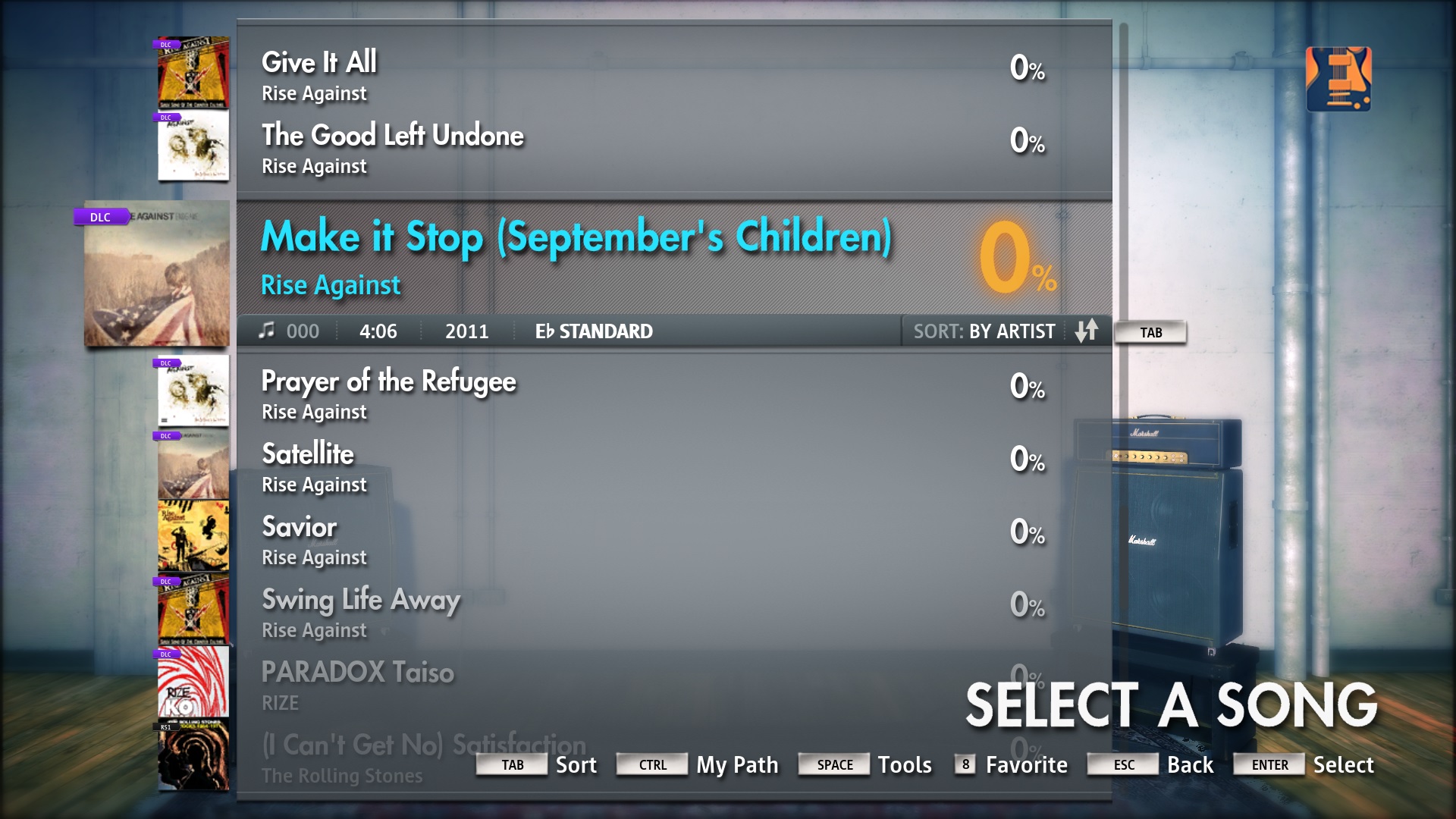 Rocksmith 2014: Rise Against Song Pack