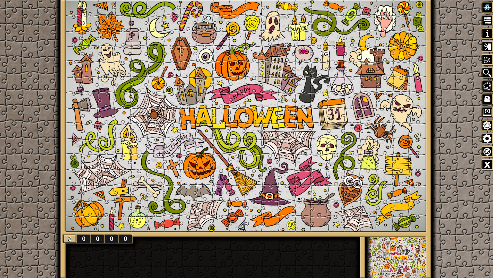 Pixel Puzzles Traditional Jigsaws: Pack – Halloween