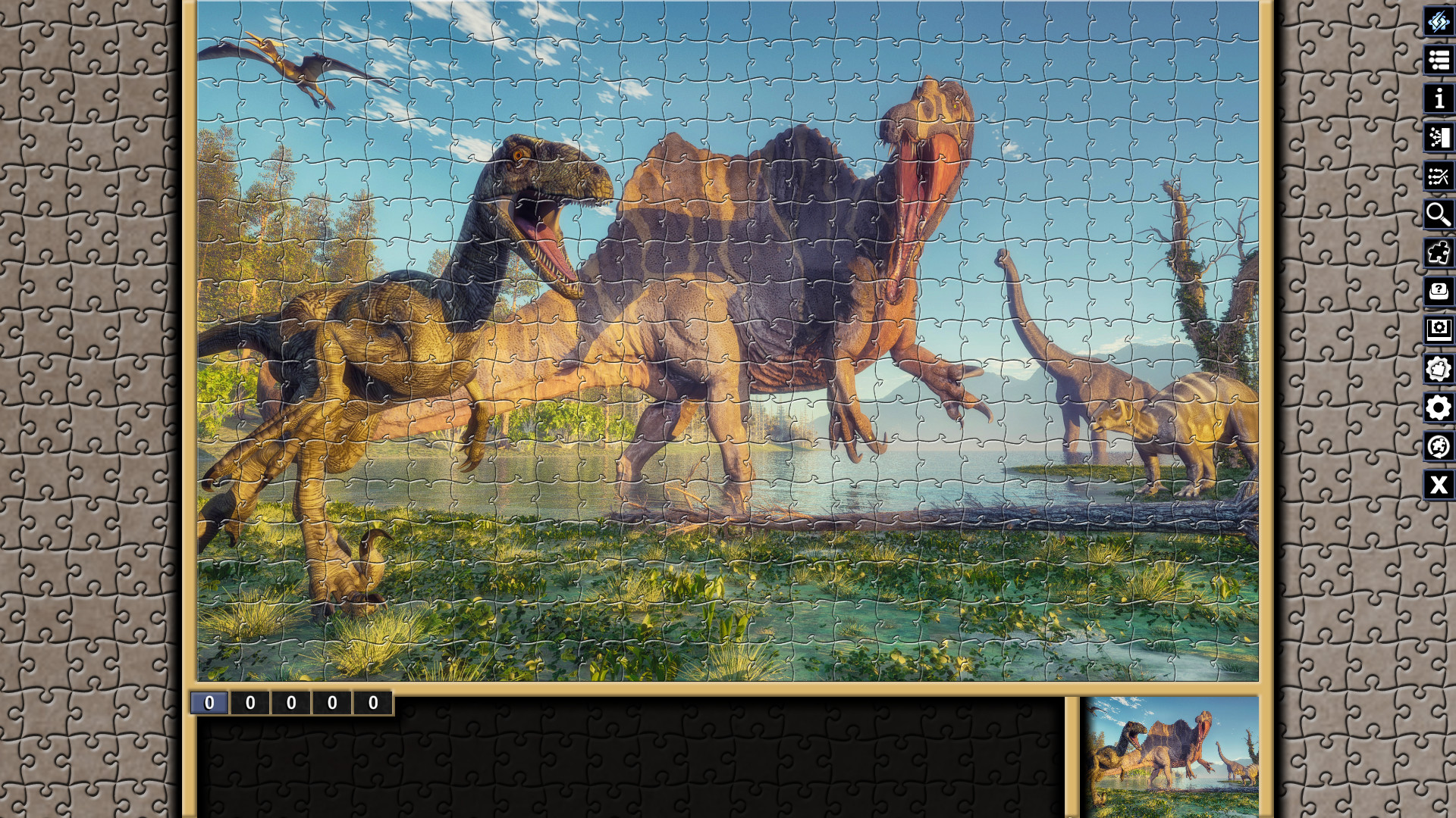 Pixel Puzzles: Illustrations &amp; Anime – Jigsaw Pack: Dinosaurs