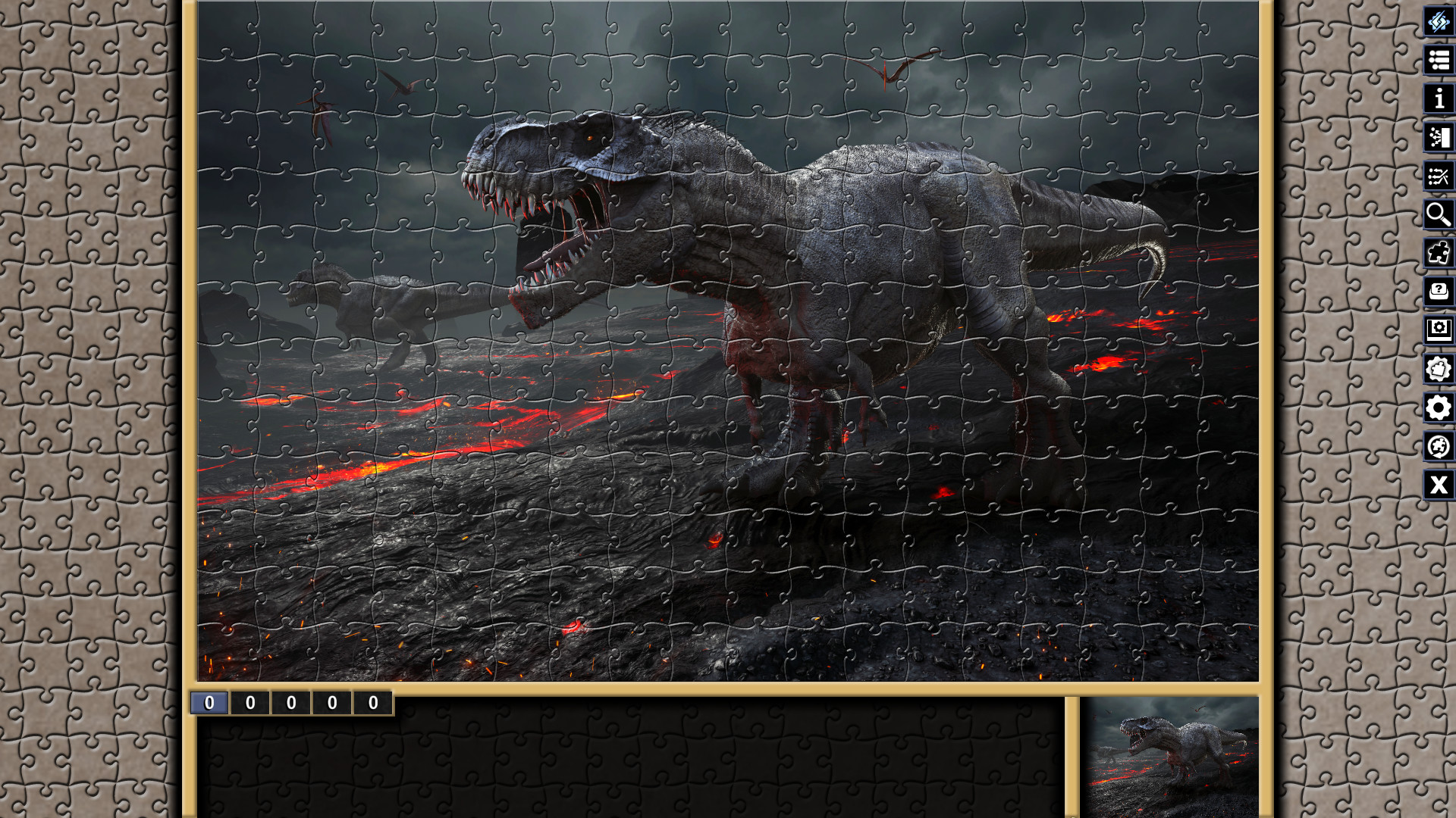 Pixel Puzzles: Illustrations &amp; Anime – Jigsaw Pack: Dinosaurs