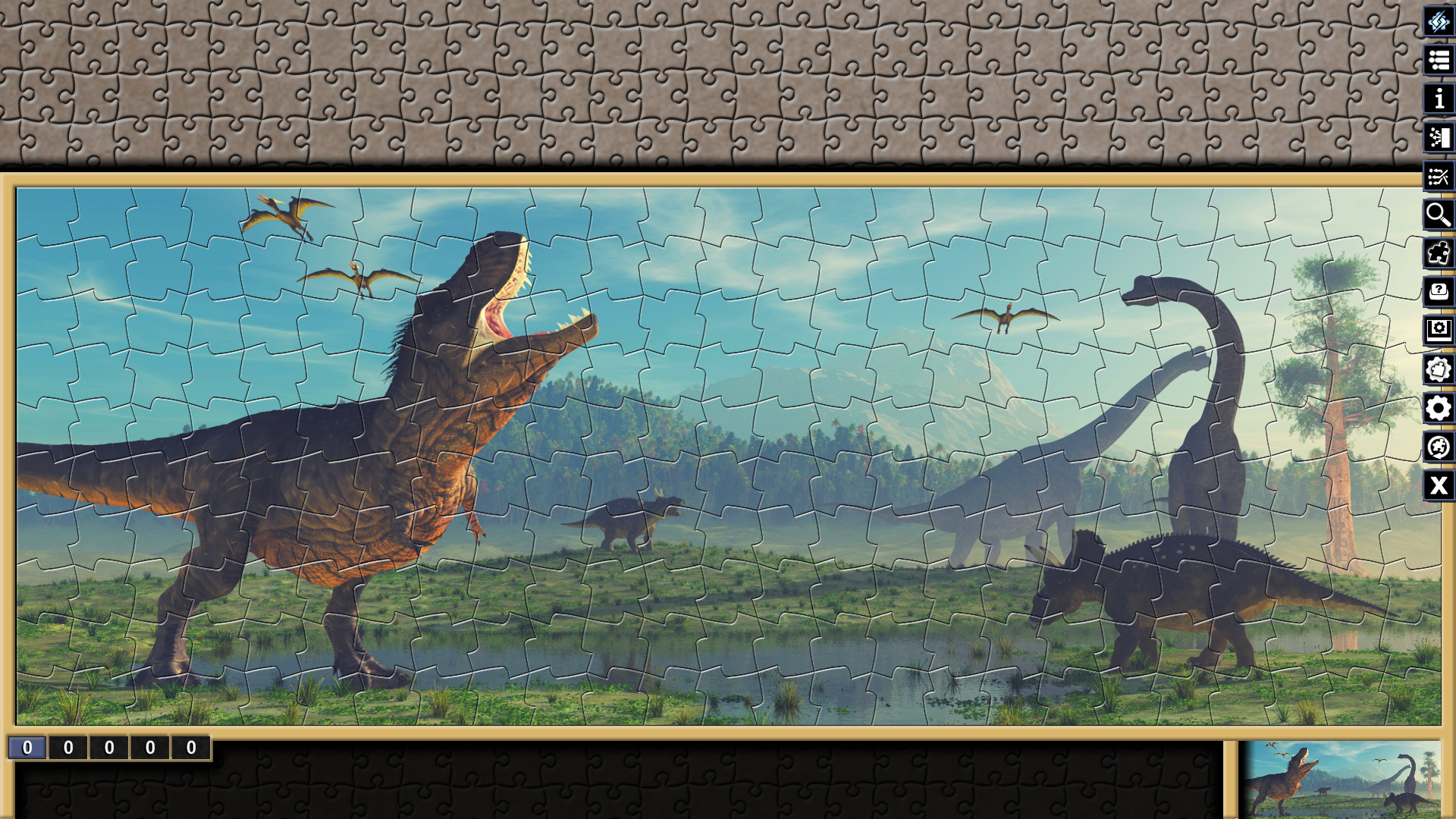 Pixel Puzzles: Illustrations &amp; Anime – Jigsaw Pack: Dinosaurs