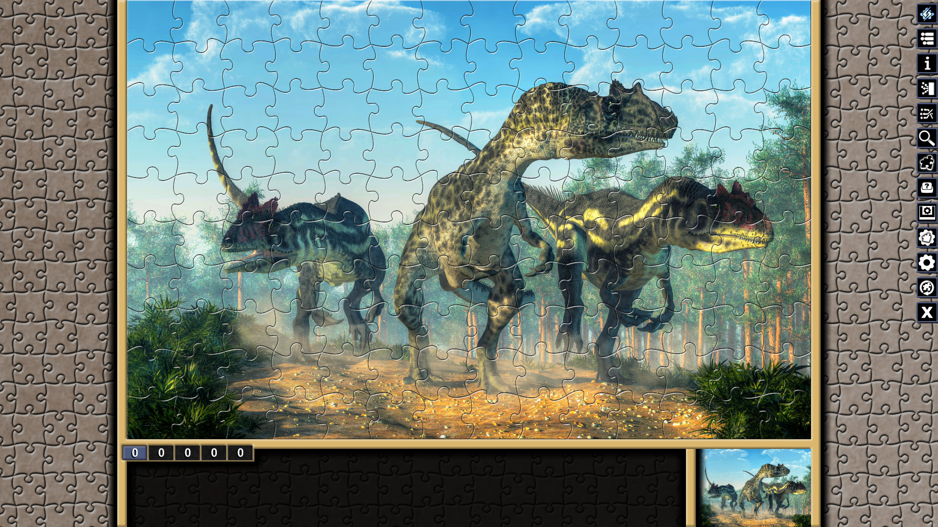 Pixel Puzzles: Illustrations &amp; Anime – Jigsaw Pack: Dinosaurs