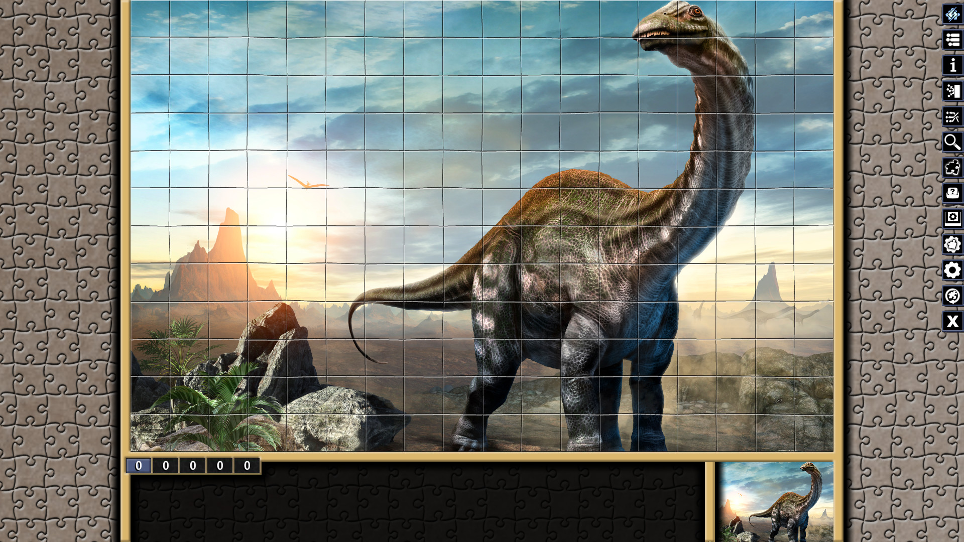 Pixel Puzzles: Illustrations &amp; Anime – Jigsaw Pack: Dinosaurs