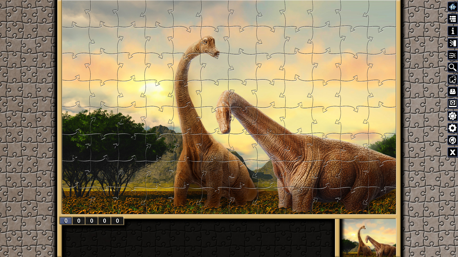 Pixel Puzzles: Illustrations &amp; Anime – Jigsaw Pack: Dinosaurs