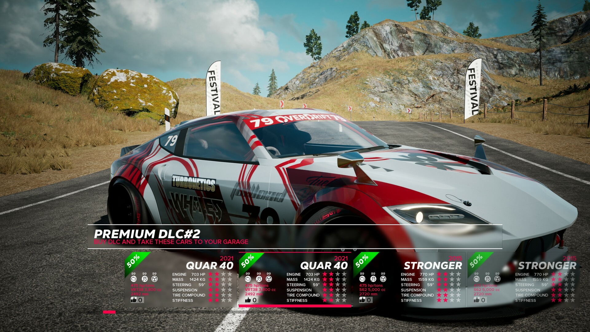 OverDrift Festival: Premium Cars Pack #2