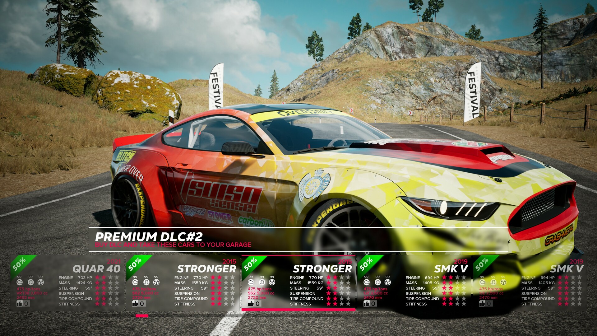 OverDrift Festival: Premium Cars Pack #2