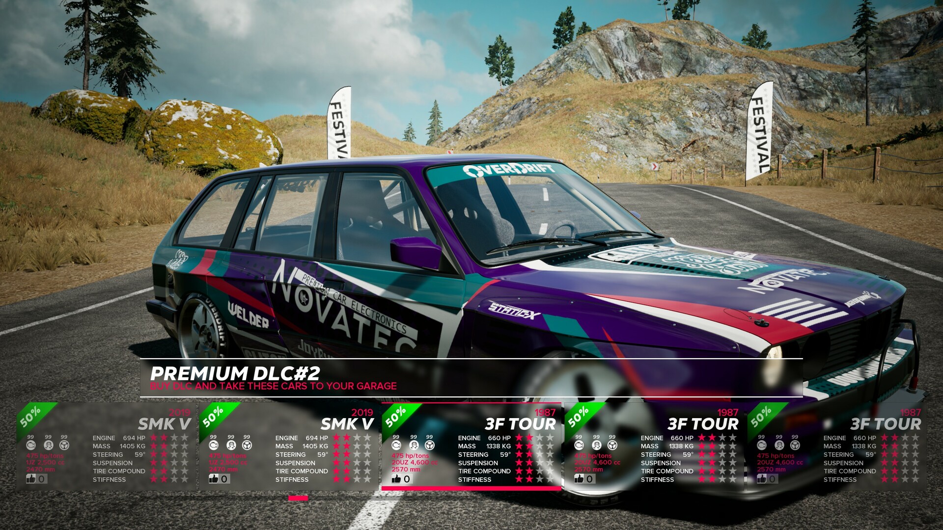 OverDrift Festival: Premium Cars Pack #2