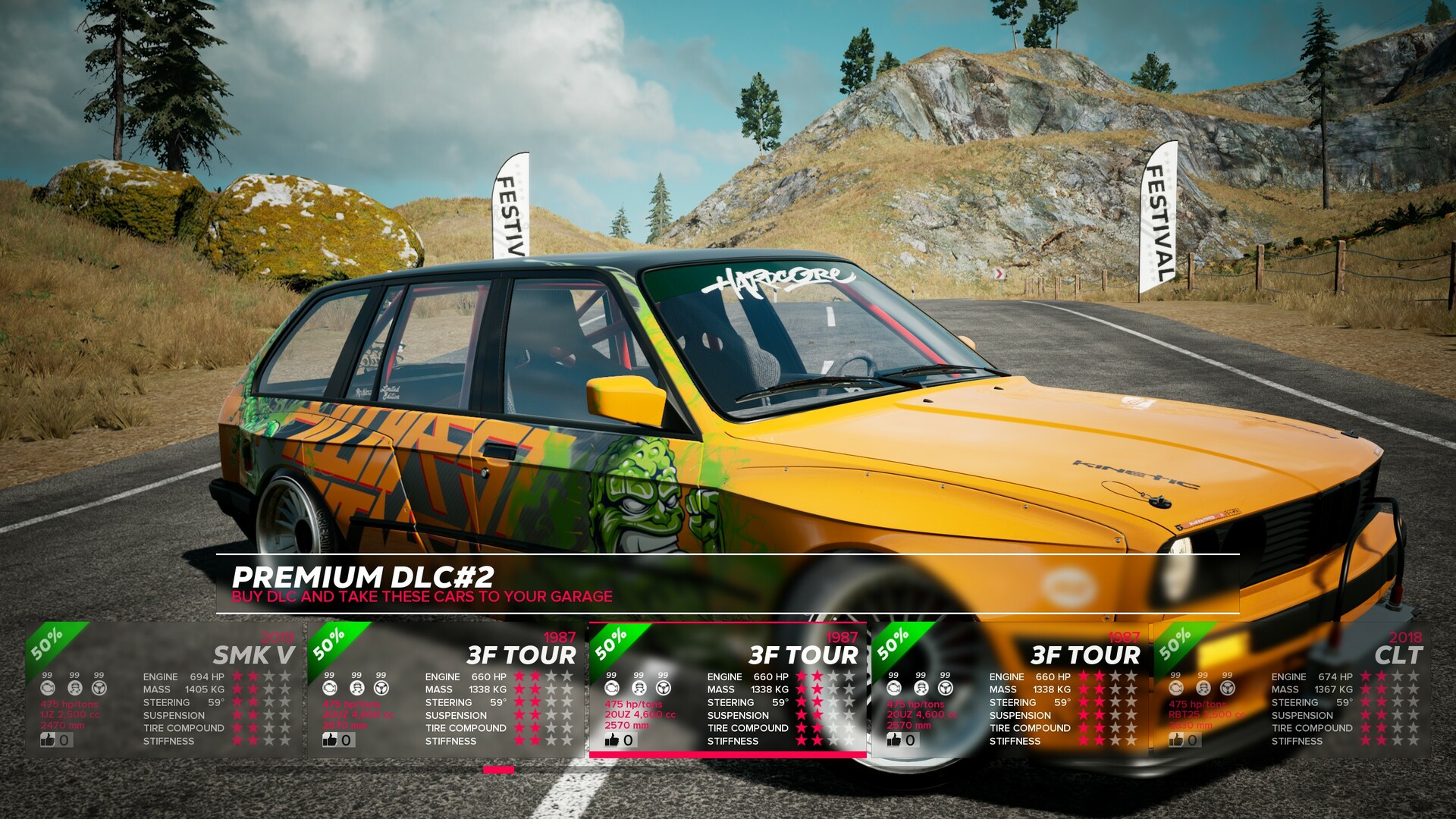 OverDrift Festival: Premium Cars Pack #2