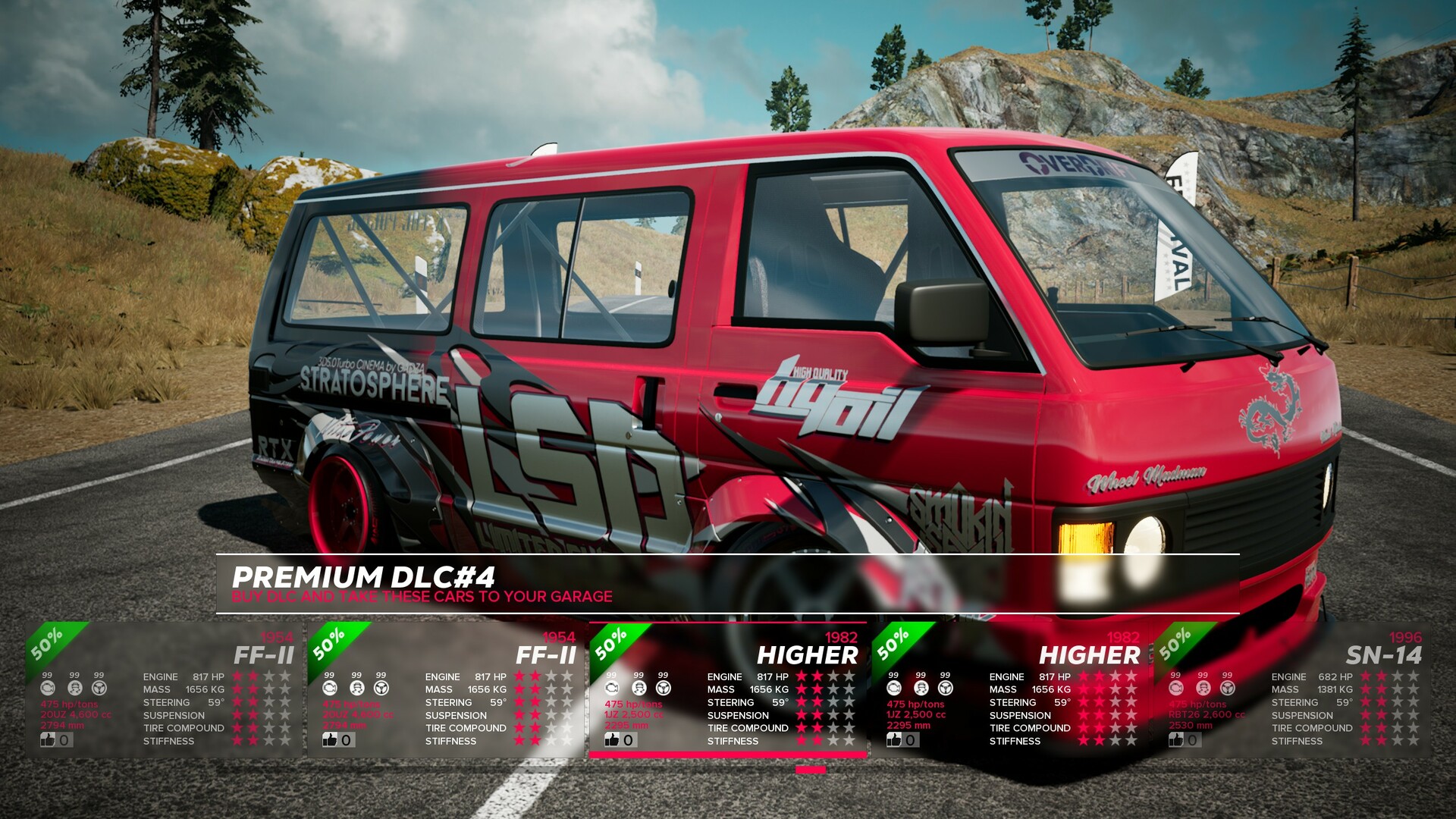 OverDrift Festival: Premium Cars Pack#4