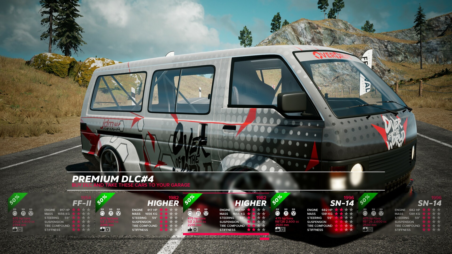 OverDrift Festival: Premium Cars Pack#4