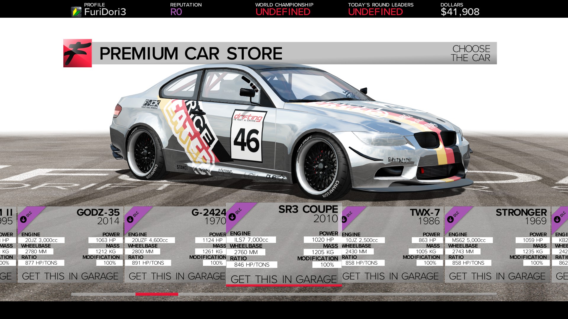 Furidashi: Drift Cyber Sport – Premium Cars Pack 2