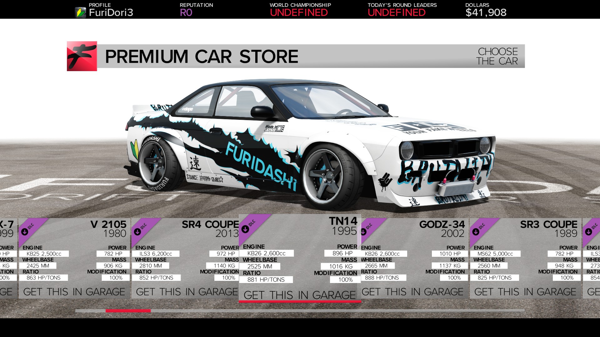 Furidashi: Drift Cyber Sport – Premium Cars Pack 2
