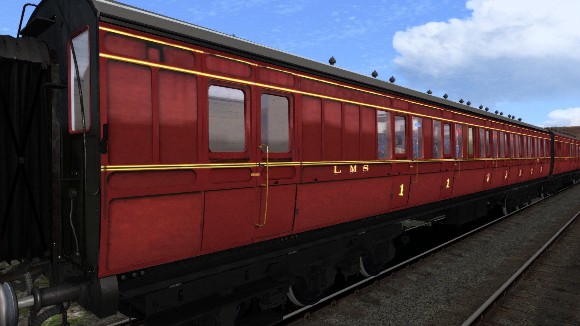 TS Marketplace: Caledonian Railway 65ft Grampian LMS Period 3 Coach Pack