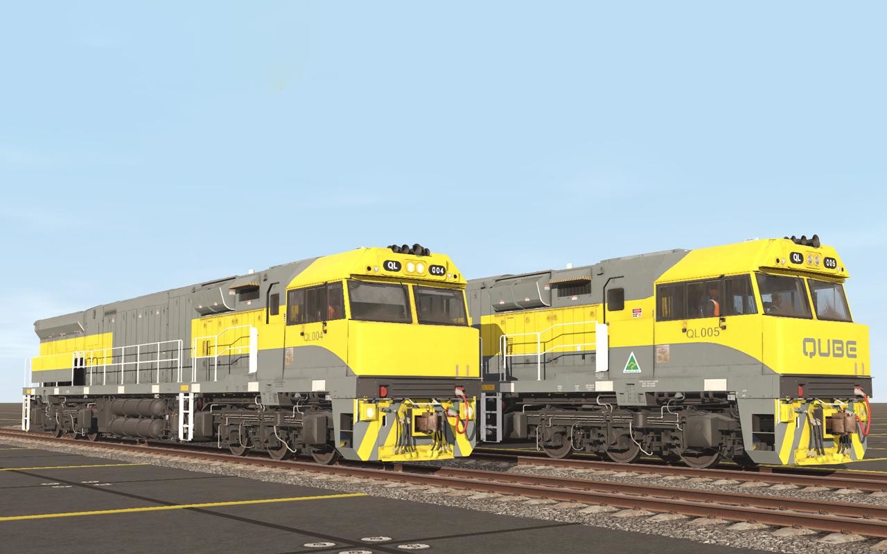 Trainz Railroad Simulator 2019: QUBE GE C44aci Pack